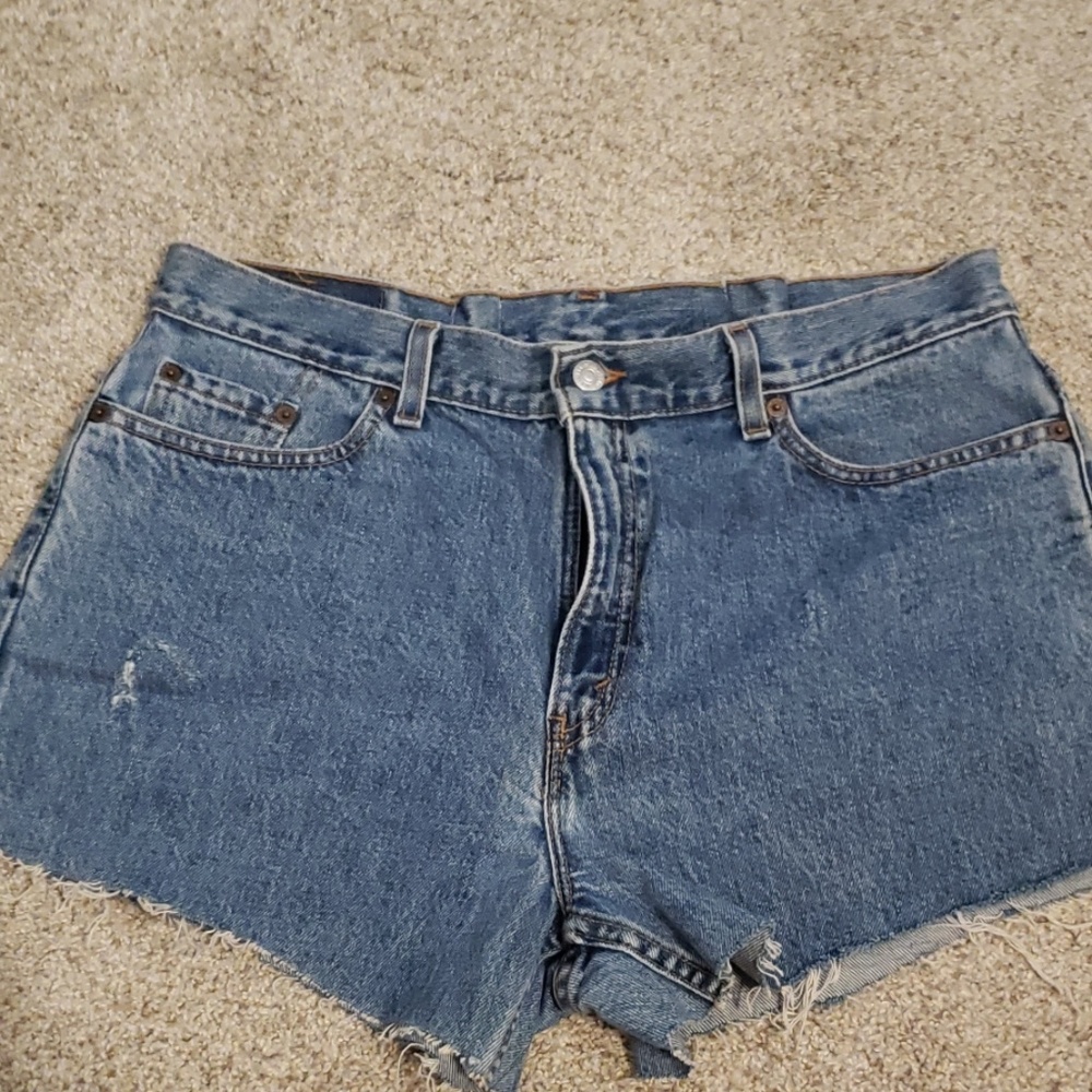 Levi Strauss Cutoff Denim Shorts